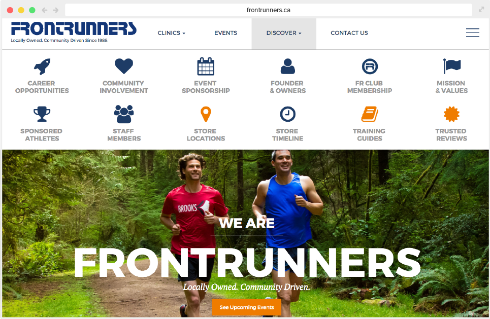 Frontrunners Homepage